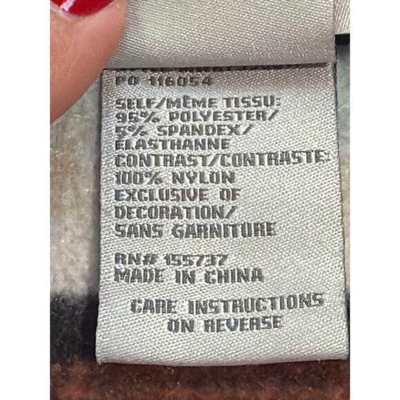 Cinch Boys Polar Fleece Pullover XXL Orange Aztec 1/4 Snap Western Cowboy Rodeo - Picture 6 of 8